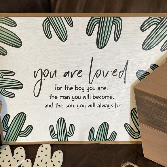 Baby Boy Cactus Nursery Decor - Picture 3 of 5